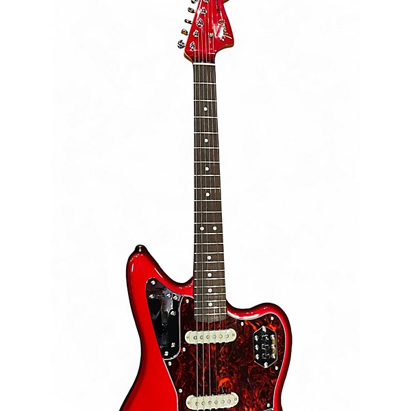 Used 2026 Fender Japan Fender MIJ Traditional 60s Jaguar w/ matching Headstock Candy Apple Red Solid Body Electric Guitar