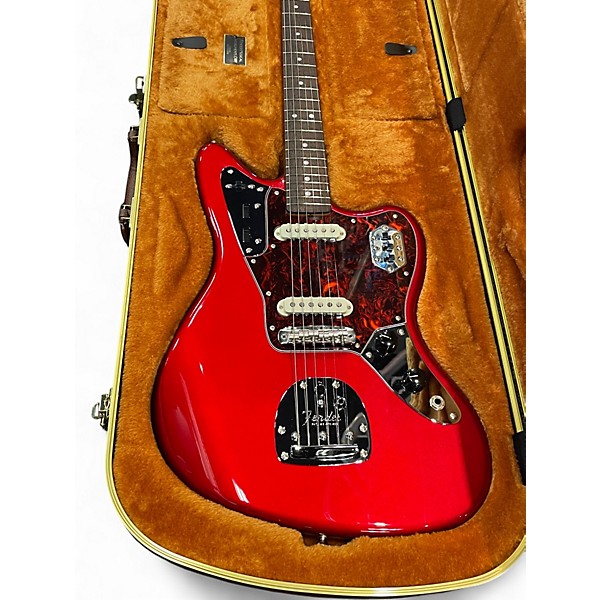 Used 2026 Fender Japan Fender MIJ Traditional 60s Jaguar w/ matching Headstock Candy Apple Red Solid Body Electric Guitar