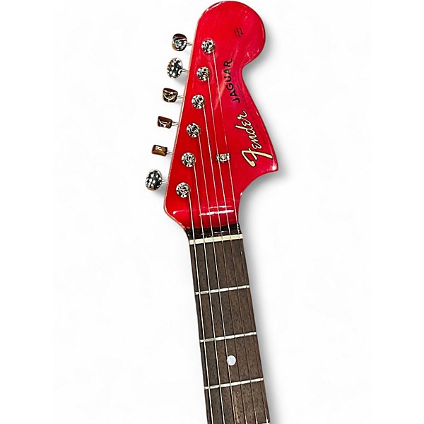 Used 2026 Fender Japan Fender MIJ Traditional 60s Jaguar w/ matching Headstock Candy Apple Red Solid Body Electric Guitar