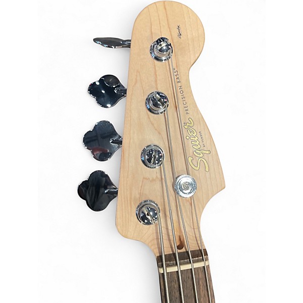 Used Squier Affinity Jazz Bass Alpine White Electric Bass Guitar