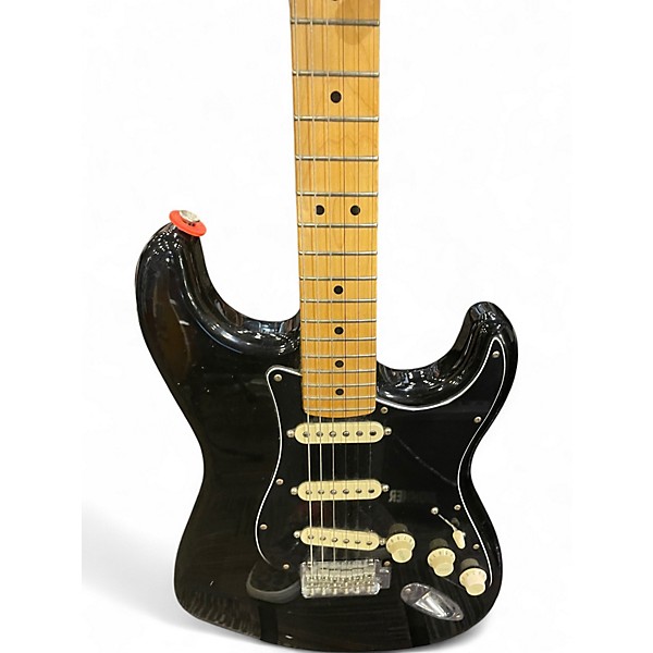 Used Fender Standard Stratocaster Black Solid Body Electric Guitar
