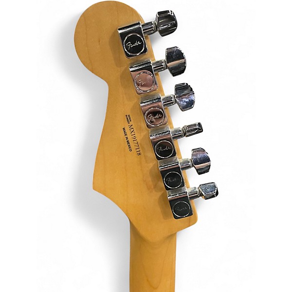 Used Fender Standard Stratocaster Black Solid Body Electric Guitar