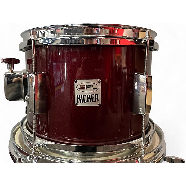 Used SPL 5 Piece Kicker 5-Piece Red Drum Kit