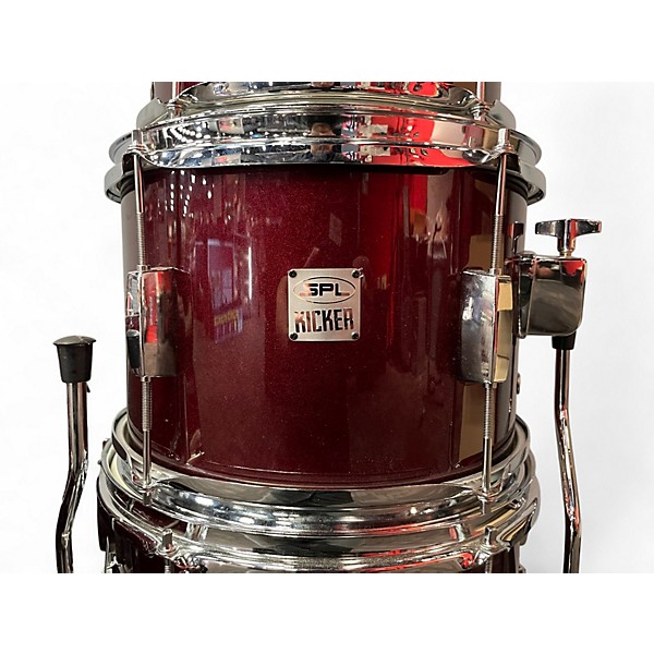 Used SPL 5 Piece Kicker 5-Piece Red Drum Kit