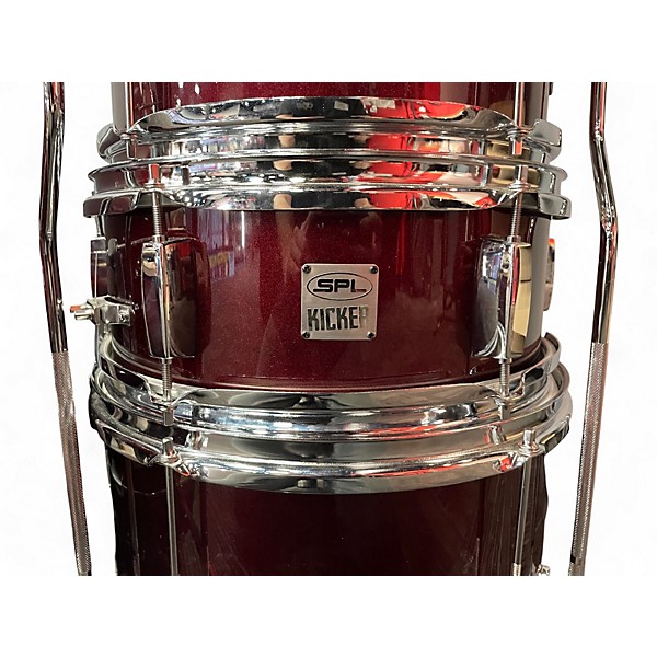 Used SPL 5 Piece Kicker 5-Piece Red Drum Kit