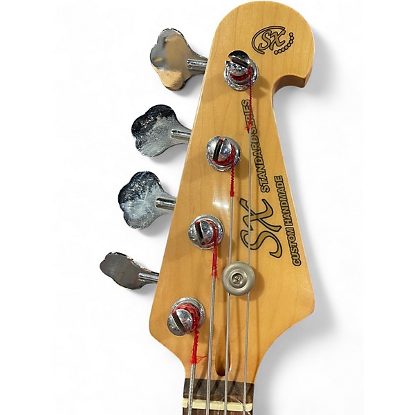 Used SX Standard Series Jazz Style Sunburst Electric Bass Guitar