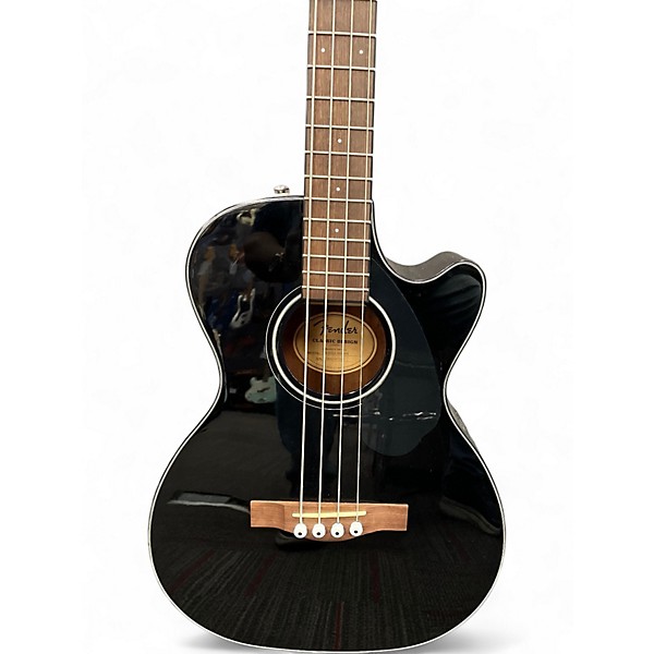 Used Fender CB 60CE Black Acoustic Bass Guitar
