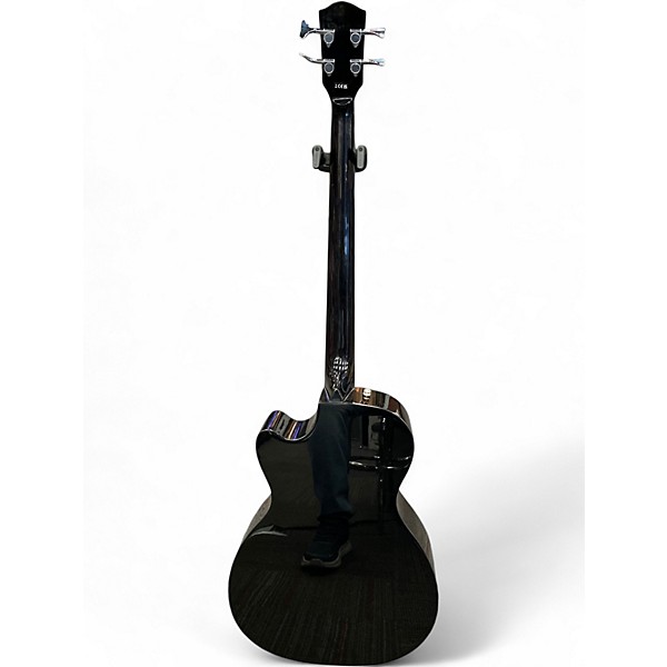 Used Fender CB 60CE Black Acoustic Bass Guitar
