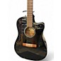 Used Fender CD-140SCE Black Acoustic Electric Guitar