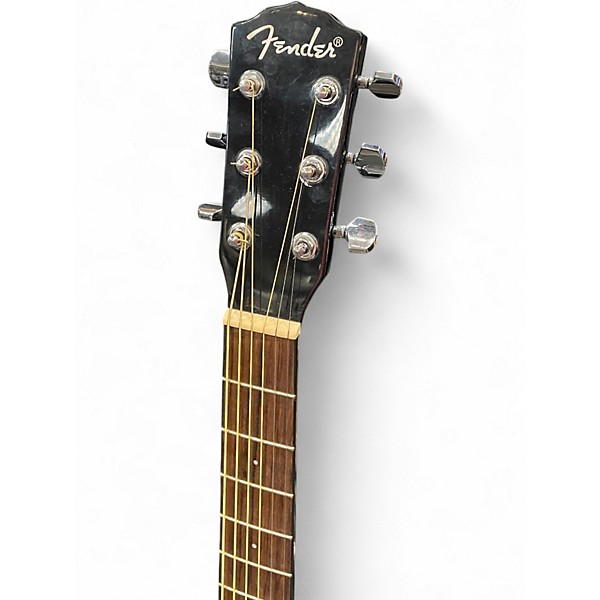 Used Fender CD-140SCE Black Acoustic Electric Guitar