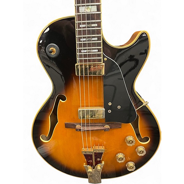 Used Ibanez GB30th George Benson Signature 2 Color Sunburst Hollow Body Electric Guitar