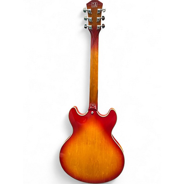 Used Sire LARRY CARLTON H7 W/ CRACKED NECK Sunburst Hollow Body Electric Guitar