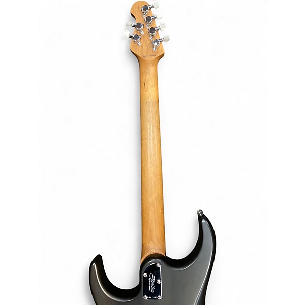Used Sterling by Music Man JP150FM Trans Black Satin Solid Body Electric Guitar