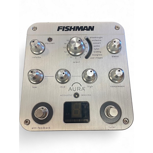 Used Fishman Aura Spectrum DI Imaging Pedal Effect Processor