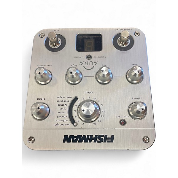 Used Fishman Aura Spectrum DI Imaging Pedal Effect Processor