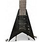 Used Jackson js22-7 V Black Solid Body Electric Guitar