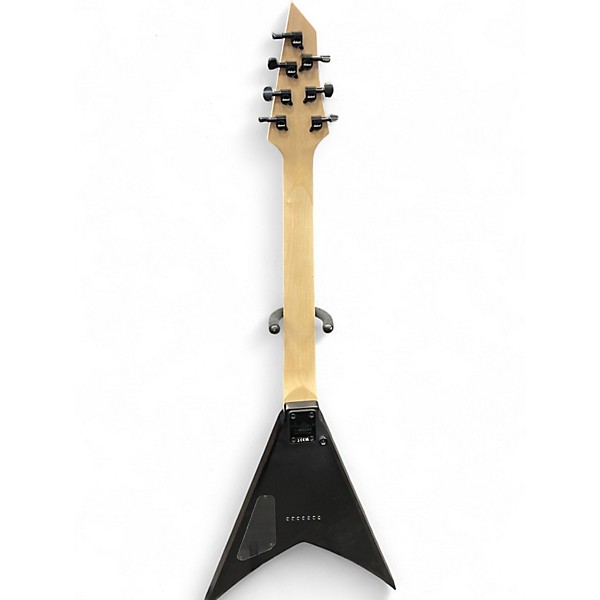 Used Jackson js22-7 V Black Solid Body Electric Guitar