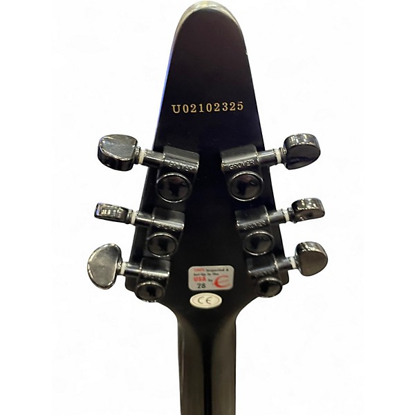 Used Epiphone goth v Black Solid Body Electric Guitar