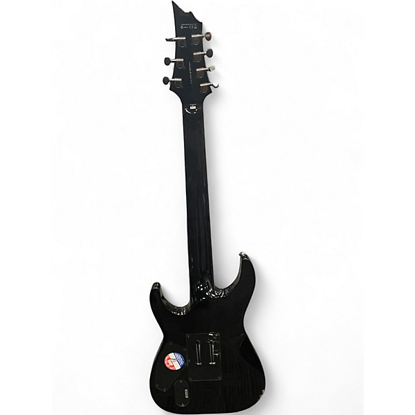 Used ESP LTD H1007 7 String with Tremolo Trans Black Solid Body Electric Guitar