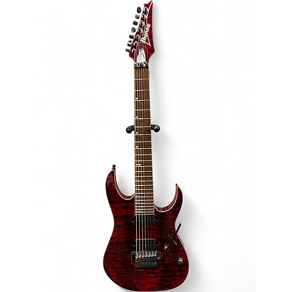 Used Ibanez RG920QM RG Premium 7 RED DESERT Solid Body Electric Guitar