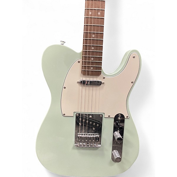Used Squier Sonic Telecaster Surf Green Solid Body Electric Guitar
