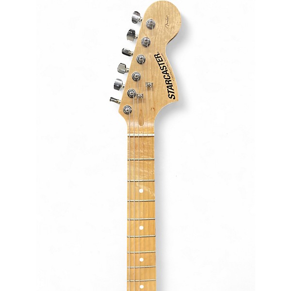 Used Fender Starcaster Black Solid Body Electric Guitar