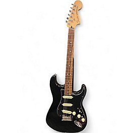 Used 2017 Fender Deluxe Stratocaster Black Solid Body Electric Guitar
