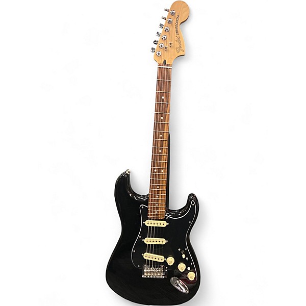 Fender USA AMDX ストラトキャスター Used 2017 Fender Deluxe Stratocaster Black Solid Body Electric