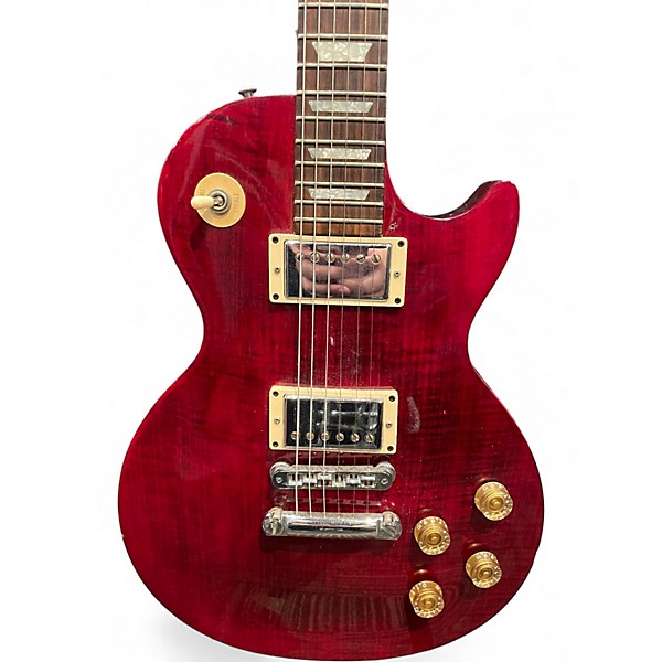 Used Gibson Les Paul Studio Red Solid Body Electric Guitar