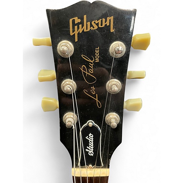 Used Gibson Les Paul Studio Red Solid Body Electric Guitar