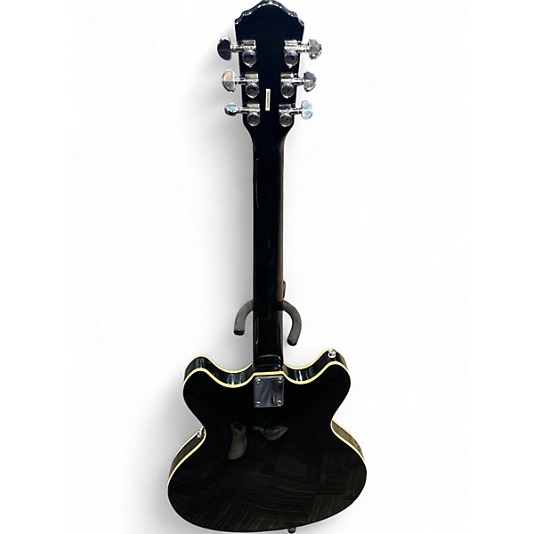 Used Oscar Schmidt OE-30 Delta King Black Hollow Body Electric Guitar