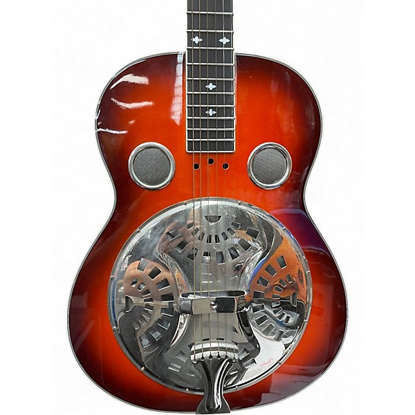 Used Rogue Classic Resonator Square Neck Sunburst Resonator Guitar