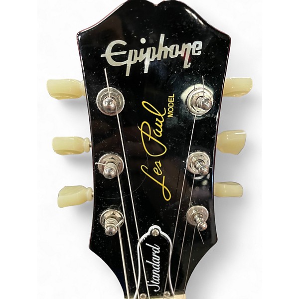 Used Epiphone Les Paul Standard 2 Tone Sunburst Solid Body Electric Guitar