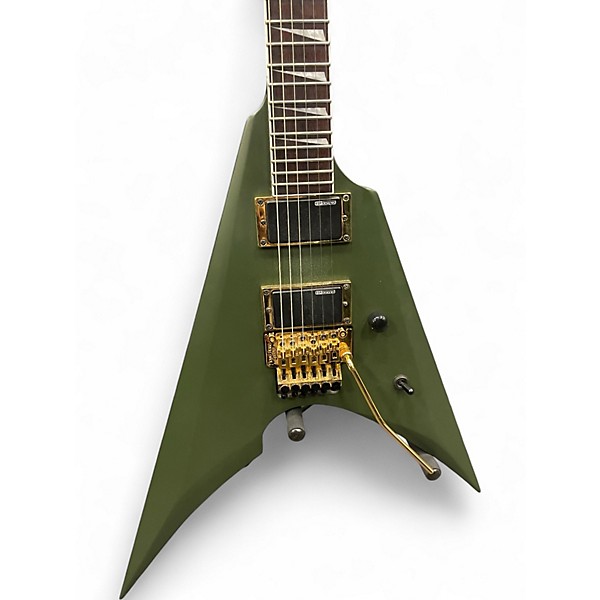 Used ESP LTD Arrow 200 Military Green Solid Body Electric Guitar