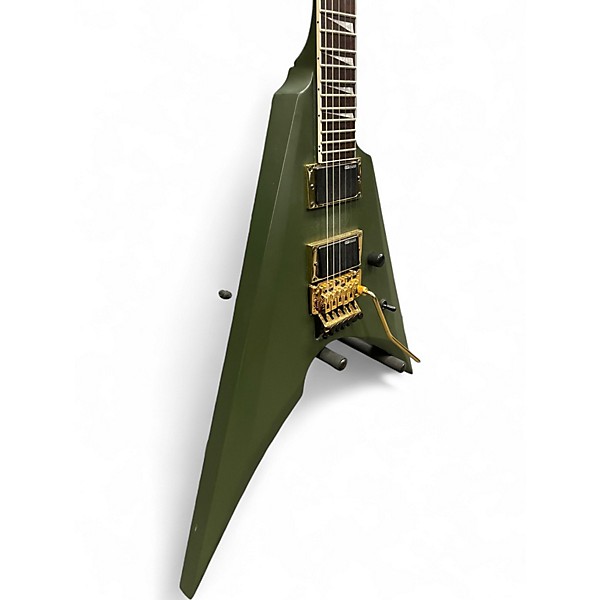 Used ESP LTD Arrow 200 Military Green Solid Body Electric Guitar