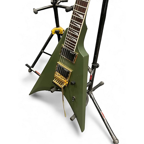 Used ESP LTD Arrow 200 Military Green Solid Body Electric Guitar