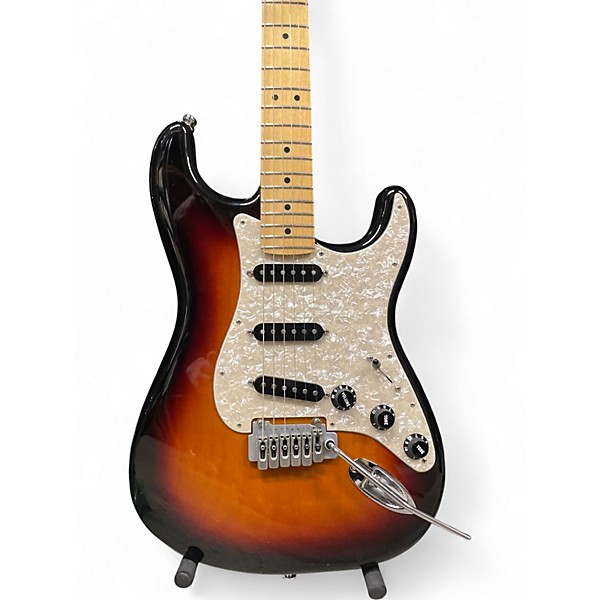 Used Fender Player Stratocaster 3 Color Sunburst Solid Body Electric Guitar