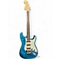 Used 2020 Fender MIJ Michiya Haruhata Signature Stratocaster  Caribbean Blue Trans Solid Body Electric Guitar thumbnail