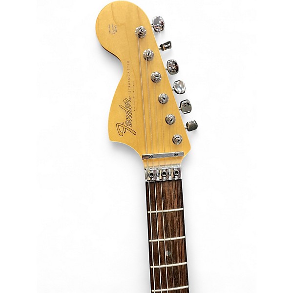 Used 2020 Fender MIJ Michiya Haruhata Signature Stratocaster  Caribbean Blue Trans Solid Body Electric Guitar