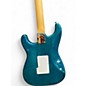 Used 2020 Fender MIJ Michiya Haruhata Signature Stratocaster  Caribbean Blue Trans Solid Body Electric Guitar