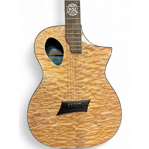 Used Michael Kelly Forte Port X MKFPQNASFX Natural Acoustic Electric Guitar