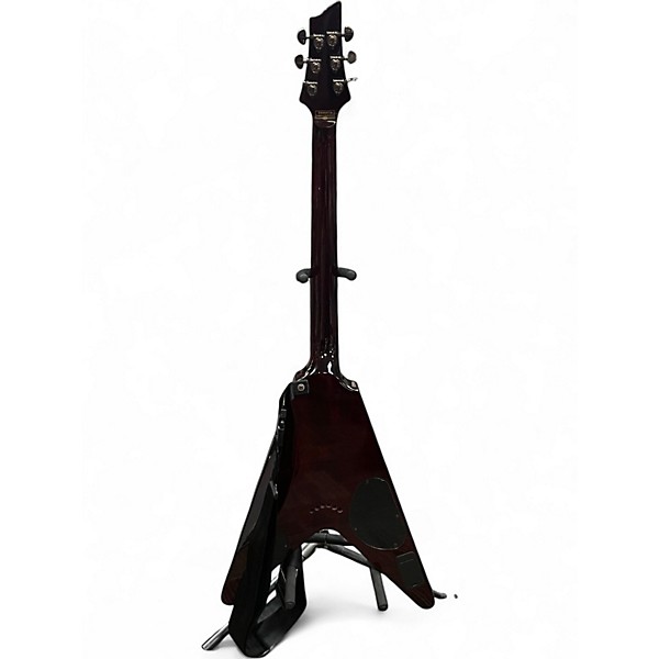 Used Schecter Guitar Research Hellraiser V1 Left Handed Trans Red Electric Guitar