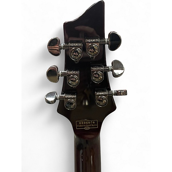 Used Schecter Guitar Research Hellraiser V1 Left Handed Trans Red Electric Guitar