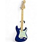 Used 2016 Fender Deluxe Players Stratocaster Sapphire Blue Trans Solid Body Electric Guitar thumbnail