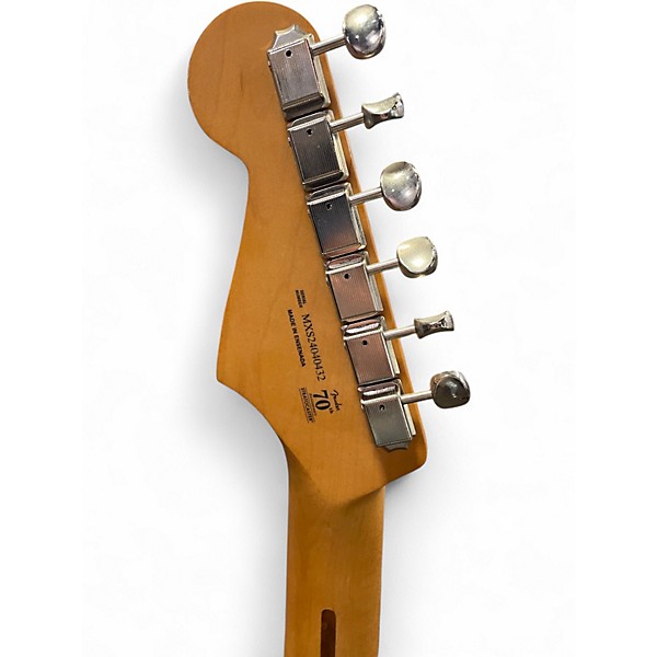 Used 2024 Fender 70th Anniversary Player Stratocaster Nebula Noir Solid Body Electric Guitar