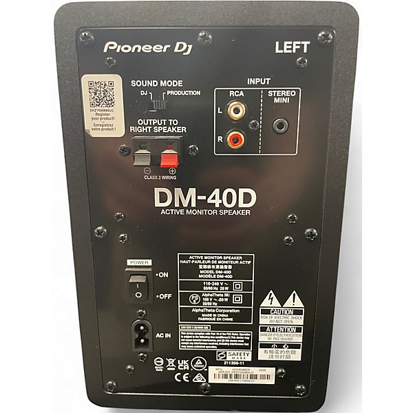 Used Pioneer DJ DM-40D Powered Monitor