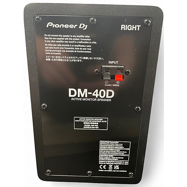 Used Pioneer DJ DM-40D Powered Monitor