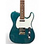 Used G&L Fullerton Standard ASAT Classic Emerald Blue Metallic Solid Body Electric Guitar