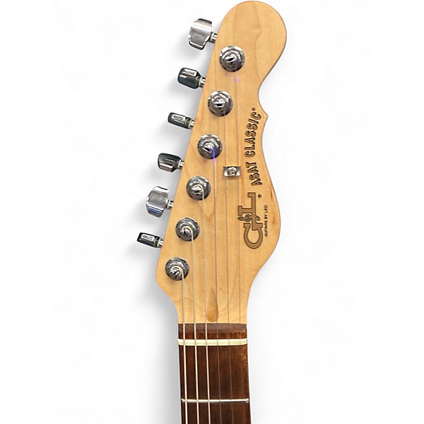 Used G&L Fullerton Standard ASAT Classic Emerald Blue Metallic Solid Body Electric Guitar