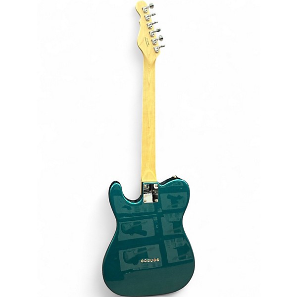 Used G&L Fullerton Standard ASAT Classic Emerald Blue Metallic Solid Body Electric Guitar